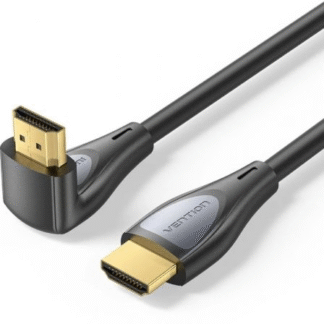Cable hdmi 2.0 4k acodado vention alqbg/ hdmi macho - hdmi macho/ 1.5m/ negro