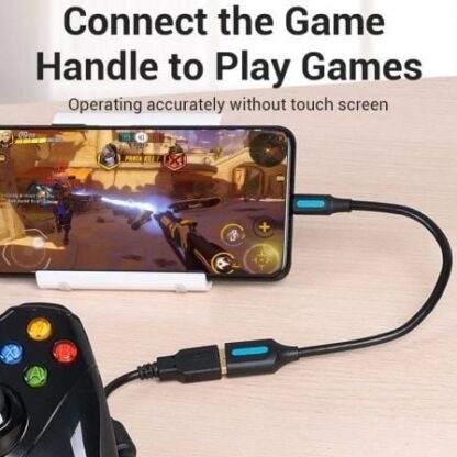 Cable usb 2.0 vention ccubb/ microusb macho - usb hembra/ 480mbps/ 15cm/ negro - Imagen 4