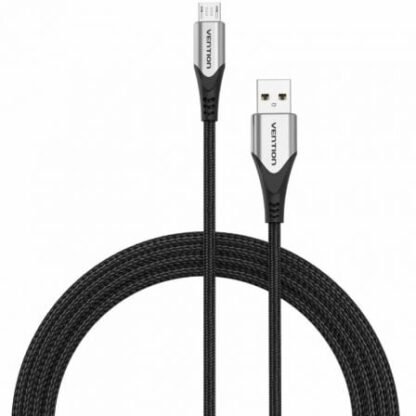 Cable usb 2.0 vention coahh/ microusb macho - usb macho/ hasta 60w/ 480mbps/ 2m/ gris - Imagen 2