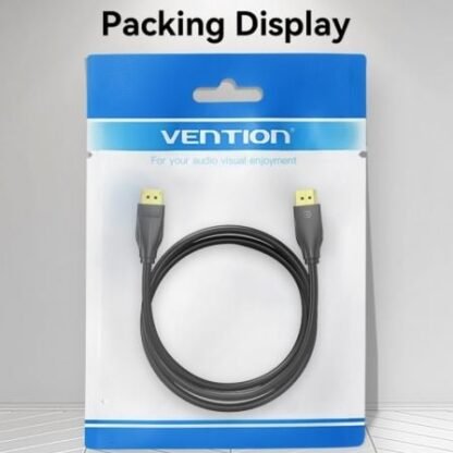 Cable displayport 1.4 8k vention hcdbg/ displayport macho - displayport macho/ 1.5m/ negro - Imagen 5