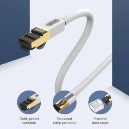 Cable de red rj45 sftp vention icdhh cat.7/ 2m/ gris - Imagen 2