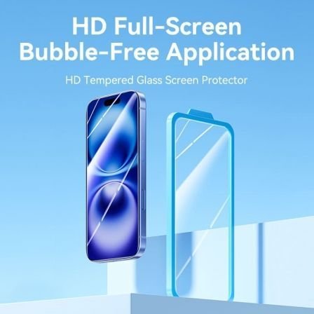 Protector de pantalla de cristal templado vention kumtca-10 para iphone 15 + herramienta de instalación - Imagen 2