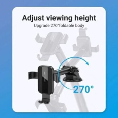 Soporte de smartphone para coche vention kcob0/ negro - Imagen 3