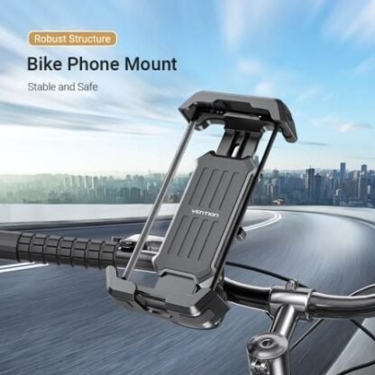 Soporte de smartphone para bici vention ksfb0/ negro - Imagen 2