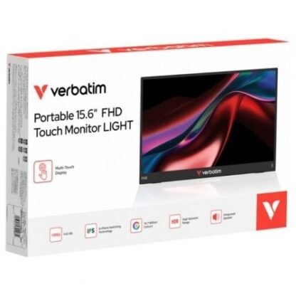 Monitor portátil táctil verbatim touch light 15.6"/ full hd/ multimedia/ negro - Imagen 5