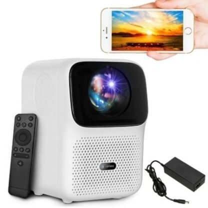 Proyector portátil wanbo t4/ 450 lúmenes/ full hd/ hdmi/ bluetooth/ wifi/ blanco - Imagen 3