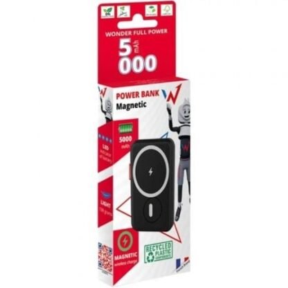 Powerbank 5000mah wonder wx5mag/ 20w/ negra - Imagen 3