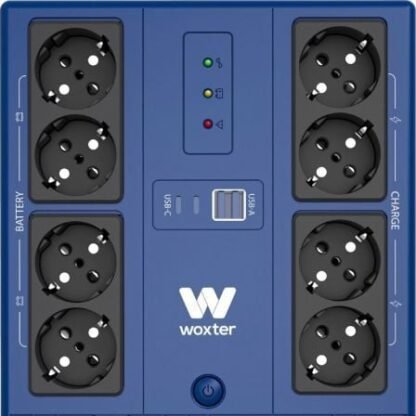 Sai línea interactiva woxter multibase ups 800 va/ 800va-480w/ 8 salidas/ formato torre - Imagen 3