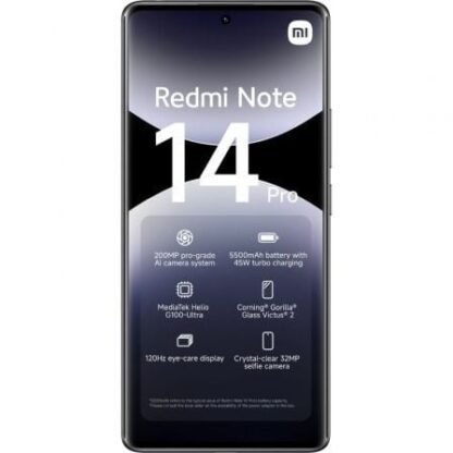 Smartphone xiaomi redmi note 14 pro 8gb/ 256gb/ 6.67"/ negro medianoche - Imagen 2