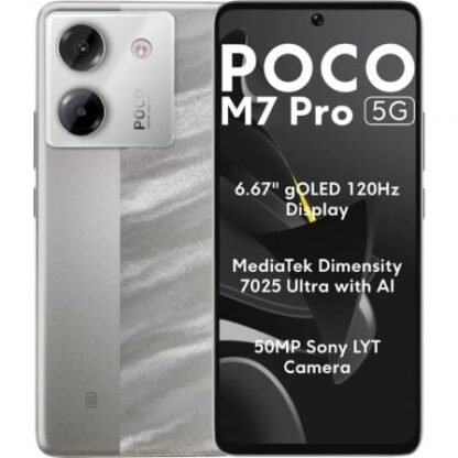 Smartphone xiaomi poco m7 pro 8gb/ 256gb/ 6.67"/ 5g/ plata