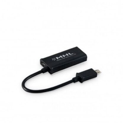 Cable mhl 11 pines 3go cmhl11 hdmi macho - microusb macho/ negro - Imagen 2