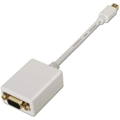 Conversor aisens a125-0136/ mini displayport macho - vga hembra/ 15cm/ blanco - Imagen 2