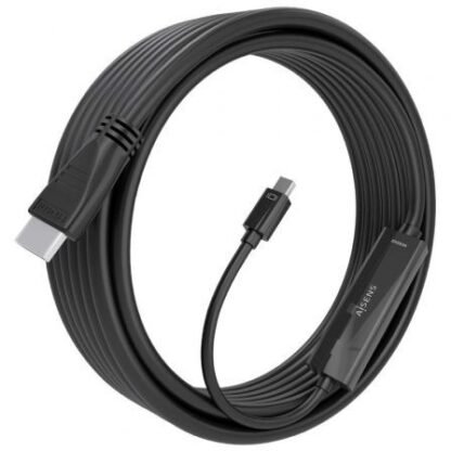 Cable conversor aisens a125-0890/ mini displayport macho - hdmi 4k macho/ 5m/ negro - Imagen 2