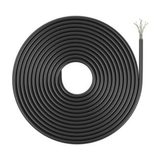 Bobina de cable rj45 para exteriores utp awg23 aisens a135-0751 cat.6/ 305m/ impermeable/ negro