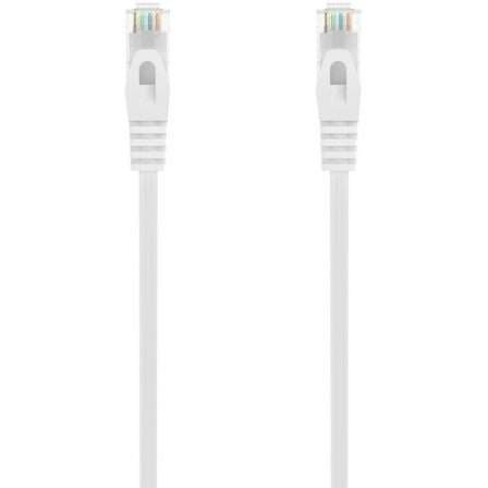 Cable de red rj45 awg24 utp aisens a145-0596 cat.6a/ lszh/ 2m/ blanco