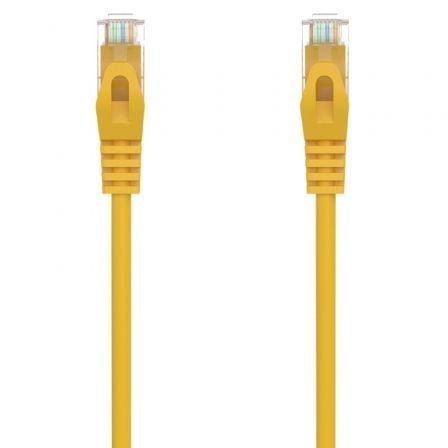 Cable de red rj45 awg24 utp aisens a145-0568 cat.6a/ lszh/ 2m/ amarillo