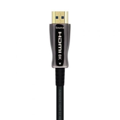 Cable hdmi 2.1 aoc 8k aisens a153-0524/ hdmi macho - hdmi macho/ 100m/ negro - Imagen 2