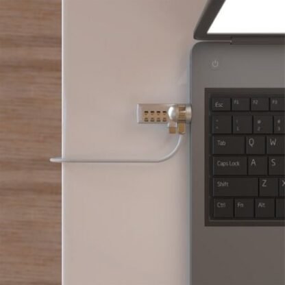 Cable de seguridad para portátiles aisens aslk-d40n01-sl/ 1.5m - Imagen 5