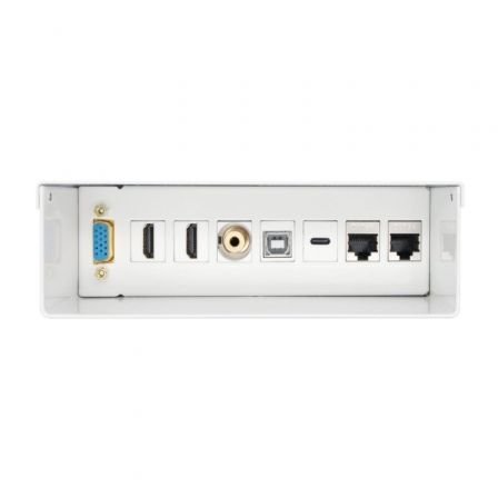 Caja de conexiones aisens a127-0720/ vga - 2x hdmi - jack 3.5 - usb tipo-c - usb - 2x rj45 - Imagen 2