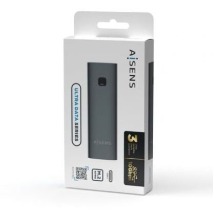Caja externa para disco ssd m.2 nvme aisens asm2-021gr/ usb 3.1 gen2/ sin tornillos - Imagen 4