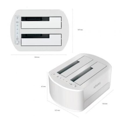 Docking station para discos duros aisens asds-d02w - Imagen 4