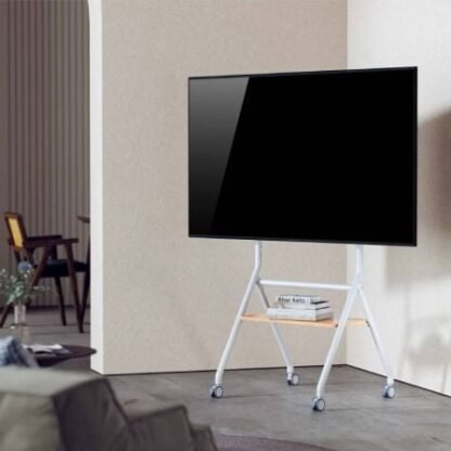 Soporte de suelo con ruedas aisens ft86fe-331 para tv de 37-86"/ hasta 50kg - Imagen 3