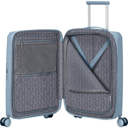 Maleta de cabina american tourister fastforward spinner expansible 55cm/ 55x40x23cm/ 4 ruedas/ azul - Imagen 3