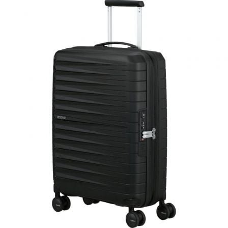 Maleta de cabina american tourister fastforward spinner expansible 55cm/ 55x40x23cm/ 4 ruedas/ negro - Imagen 2