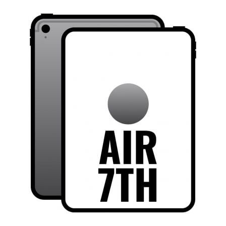 Apple ipad air 11" 7th wi-fi cell/ 5g/ m3/ 128gb/ gris espacial