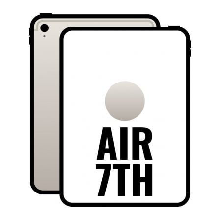 Apple ipad air 11" 7th wi-fi cell/ 5g/ m3/ 512 gb/ blanco estrella