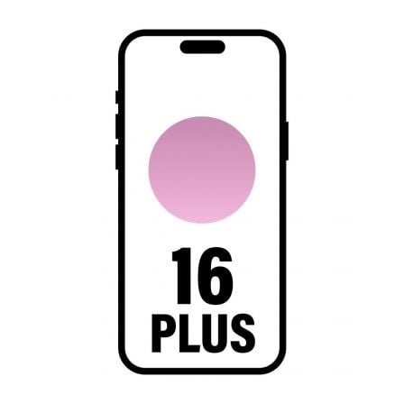 Smartphone apple iphone 16 plus 256gb/ 6.7"/ 5g/ rosa