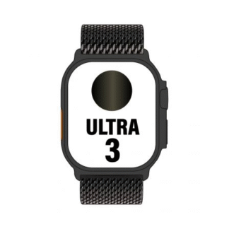 Apple watch ultra 3/ gps/ cellular/ 49mm/ caja titanio negro/ correa milanese negra s