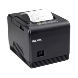 Impresora de tickets approx apppos80am/ térmica/ ancho papel 80mm/ usb-rs232/ negra