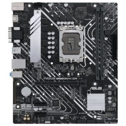 Placa base asus prime b660m-k d4/ socket 1700/ micro atx - Imagen 2