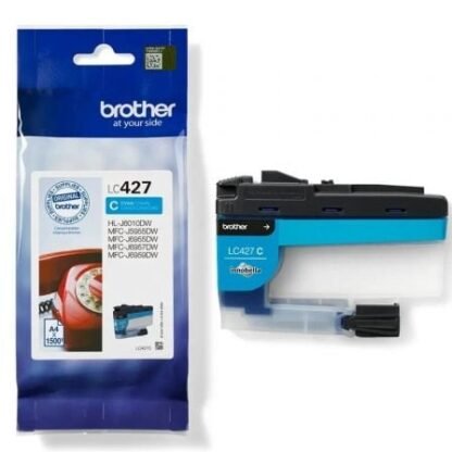 Cartucho de tinta original brother lc-427/ cian - Imagen 2