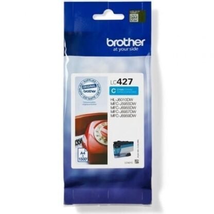 Cartucho de tinta original brother lc-427/ cian - Imagen 3