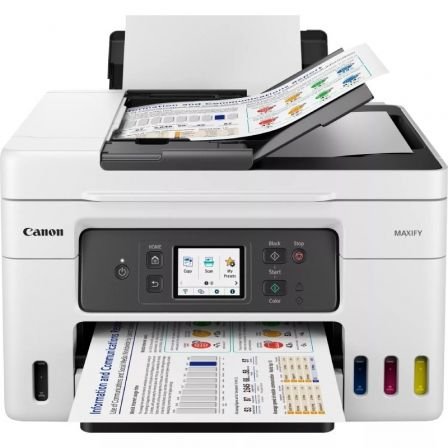 Multifunción recargable canon maxify gx4050 megatank wifi/ fax/ dúplex/ blanca - Imagen 3