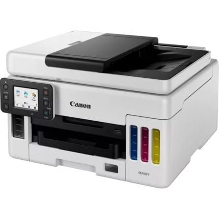 Multifunción recargable canon maxify gx6050 megatank wifi/ dúplex/ blanca - Imagen 2