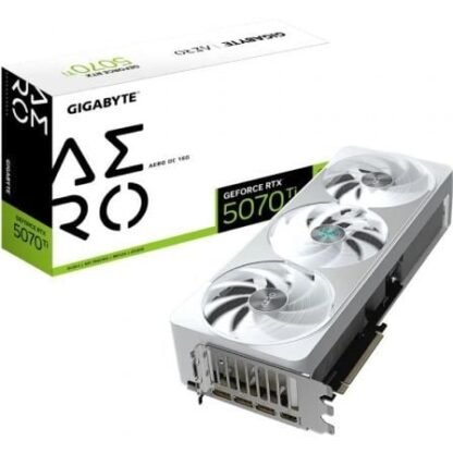 Tarjeta gráfica gigabyte geforce rtx 5070ti aero oc/ 16gb gddr7