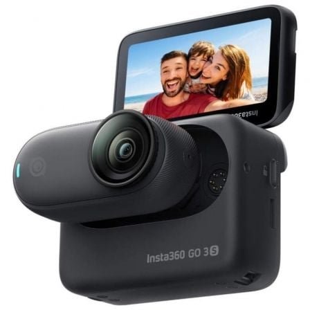 Cámara digital deportiva insta360 go 3s/ 4k/ ángulo de visión 180º/ negra - Imagen 2