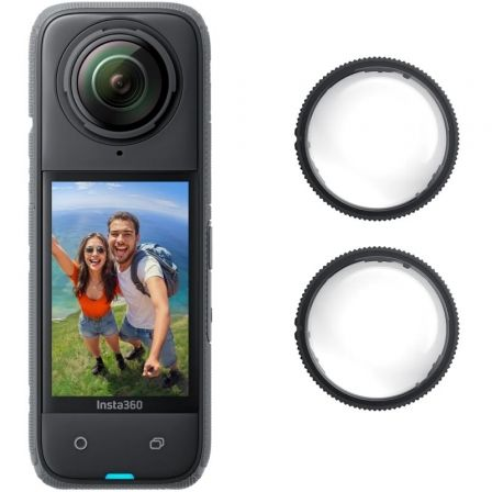 Cámara digital deportiva insta360 x4/ 8k/ ángulo de visión 360º/ negra