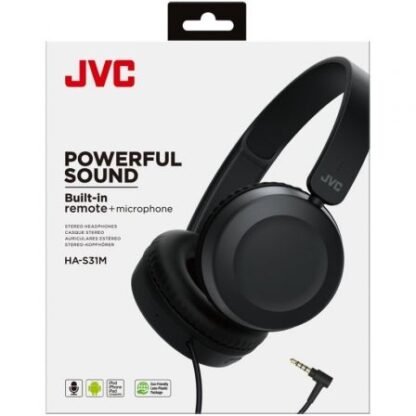 Auriculares jvc ha-s31m/ con micrófono/ jack 3.5/ negros - Imagen 5