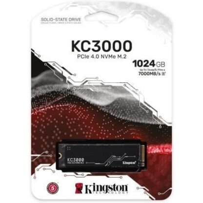 Disco ssd kingston kc3000 1tb/ m.2 2280 pcie 4.0/ con disipador de calor/ full capacity - Imagen 3