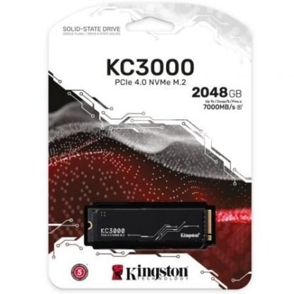 Disco ssd kingston kc3000 2tb/ m.2 2280 pcie 4.0/ con disipador de calor/ full capacity - Imagen 3