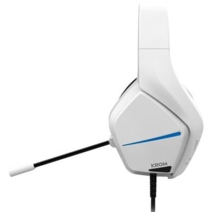 Auriculares gaming con micrófono krom kopa move/ jack 3.5/ blancos - Imagen 3