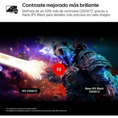 Monitor gaming lg ultragear 27g850a-b 27"/ 4k/ 1ms/ 240hz/ ips/ regulable en altura/ morado grisáceo - Imagen 2