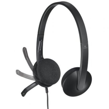 Auriculares logitech h340/ con micrófono/ usb/ negros - Imagen 3
