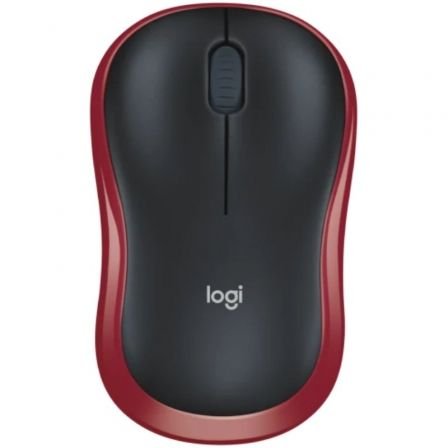 Ratón inalámbrico logitech m185/ hasta 1000 dpi/ rojo - Imagen 2