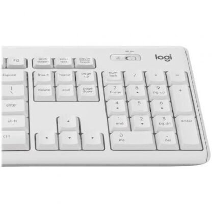 Teclado y ratón inalámbricos logitech silent touch mk295/ blanco - Imagen 4