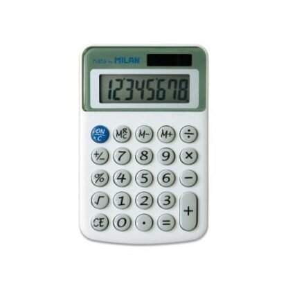 Calculadora milan 40918bl/ gris
